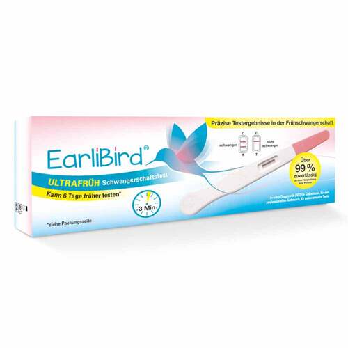 Earlibird Ultrafr&uuml;h Schwangerschaftstest Urin - 2