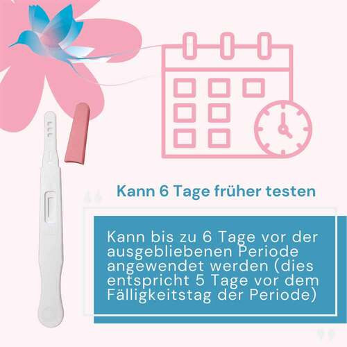 Earlibird Ultrafr&uuml;h Schwangerschaftstest Urin - 4