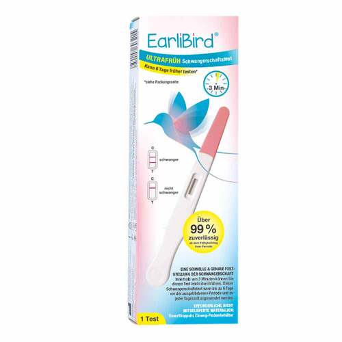 Earlibird Ultrafr&uuml;h Schwangerschaftstest Urin - 7