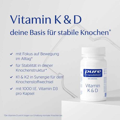 Pure Encapsulations Vitamin K &amp; D Kapseln - 2
