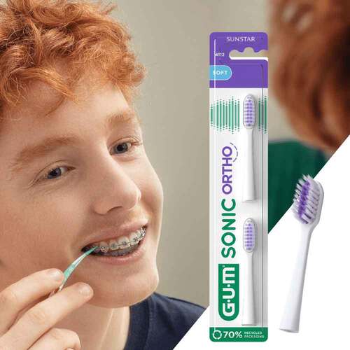 Gum Sonic Ortho Ersatzb&uuml;rstenk&ouml;pfe - 4