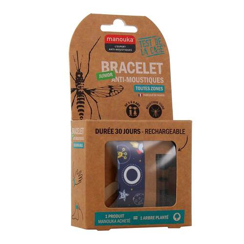 M&uuml;ckenschutz Armband Junior Weltraum Manouka - 1