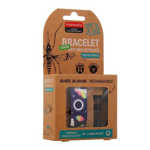 M&uuml;ckenschutz Armband Junior Einhorn Manouka - 1