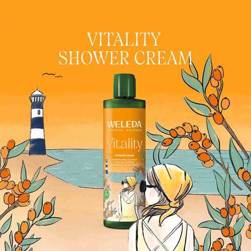 Weleda Vitality Shower Cream Sanddorn - 3