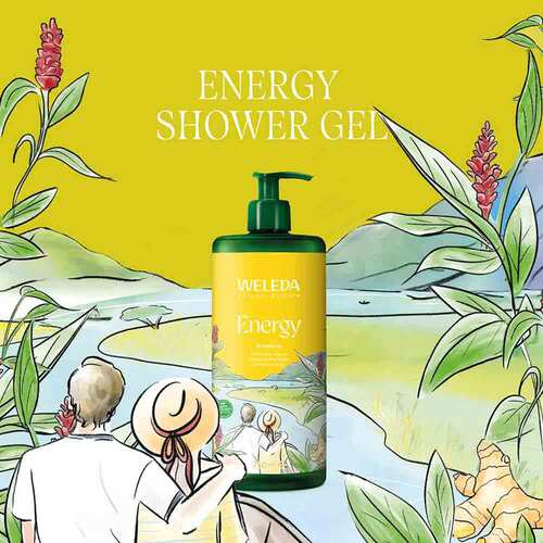 WELEDA Energy Shower Gel Ingwer - 3