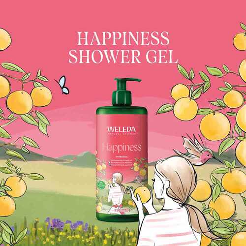WELEDA Happiness Shower Gel Grapefruit - 3