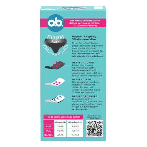 O.B. Periodenslip XL / Xxl - 2