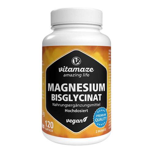 Magnesium Bisglycinat 750 mg vegan Kapseln - 1