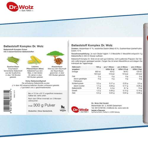 Ballaststoff Komplex Dr.Wolz Pulver zur H.e.L.zum Einnehmen  - 6