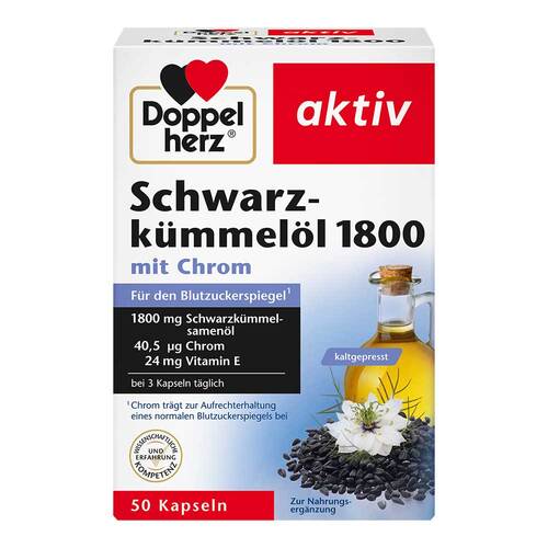 Doppelherz Schwarzk&uuml;mmel&ouml;l 1800 Kapseln - 1