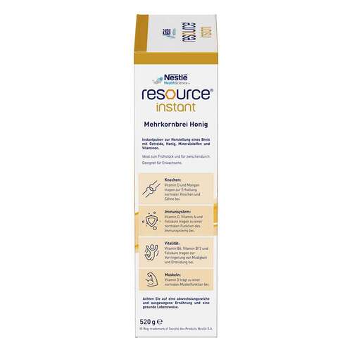 Resource instant Mehrkornbrei Honig Pulver - 4