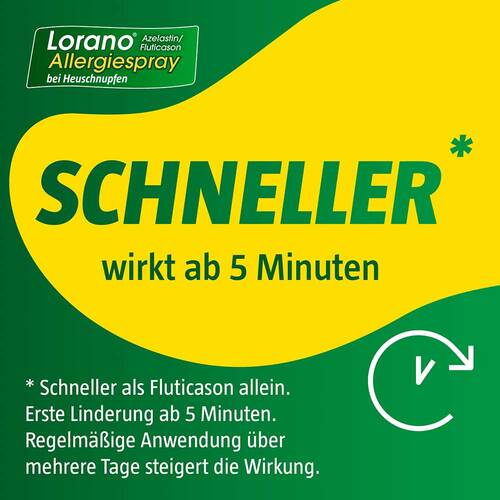 Lorano Azelastin / Fluticason Allergiespr.b.Heuschn. - 5