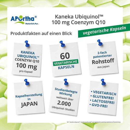Aportha Kaneka Ubiquinol 100mg Coenzym Q10 veg.Kps - 2
