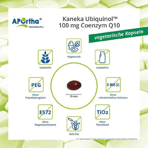 Aportha Kaneka Ubiquinol 100mg Coenzym Q10 veg.Kps - 3