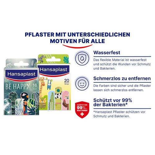 HANSAPLAST Be Happy Pflaster - 6