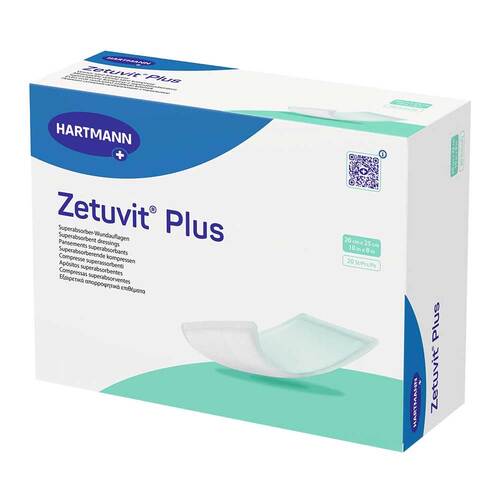 ZETUVIT Plus extrastarke Saugkompr.steril 20x25 cm - 1