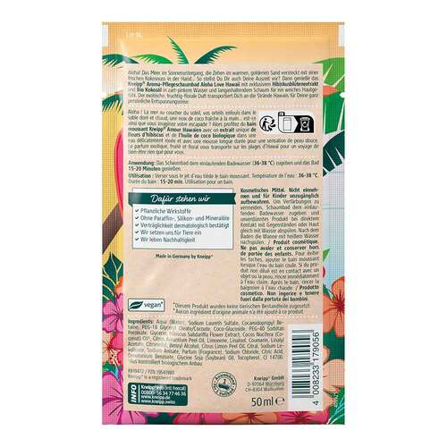 Kneipp Aroma-Pflegeschaumbad Aloha Love Hawaii - 2