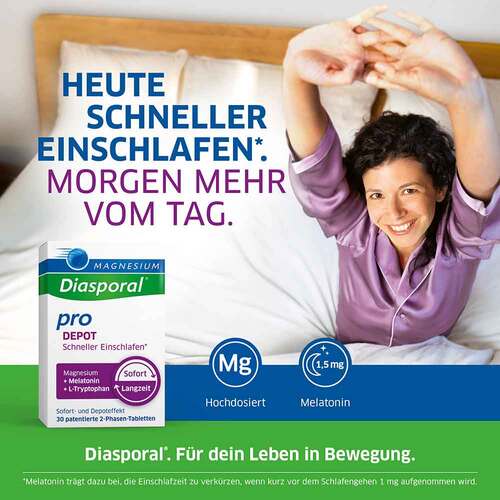 Magnesium Diasporal pro Depot Schneller Einschlaf. - 2