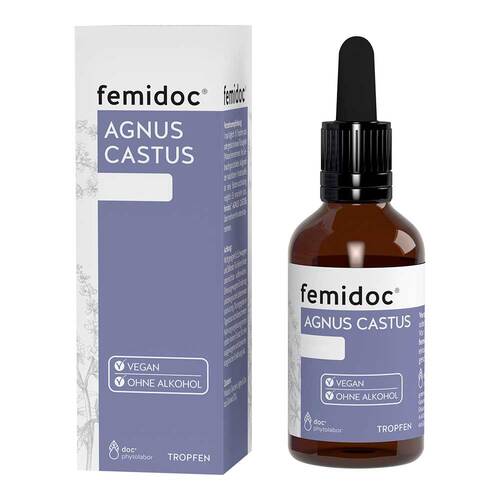 Femidoc Agnus Castus Pms ohne Alkohol Tropfen zum Einnehmen  - 1