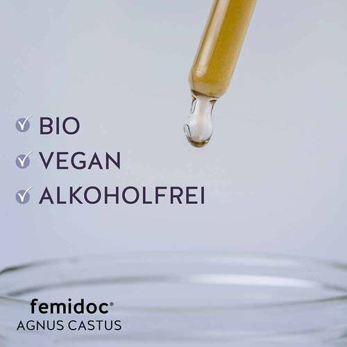 Femidoc Agnus Castus Pms ohne Alkohol Tropfen zum Einnehmen  - 3