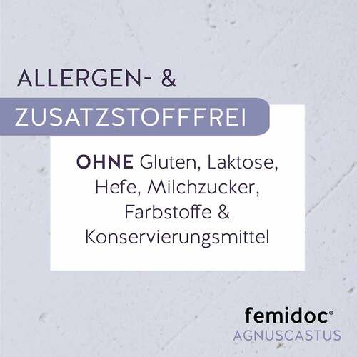 Femidoc Agnus Castus Pms ohne Alkohol Tropfen zum Einnehmen  - 4