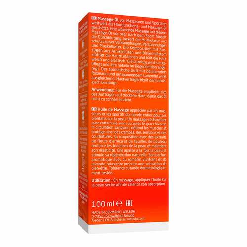 Weleda Sport Massage-&Ouml;l Arnika - 2