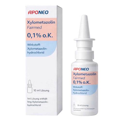 Xylometazolin Fairmed 0,1% ohne K. Nasenspray - 1
