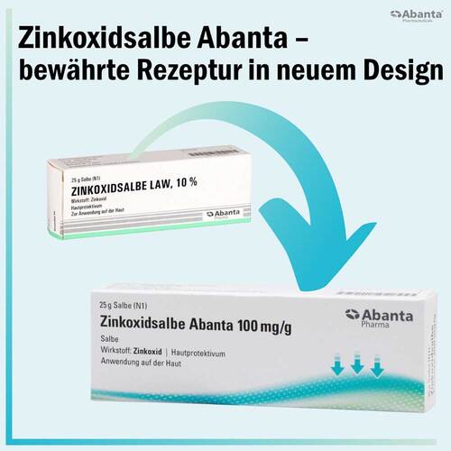 Zinkoxidsalbe Abanta 100 mg / g - 2
