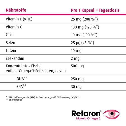 Retaron Makula Omega-3 Kapseln - 5