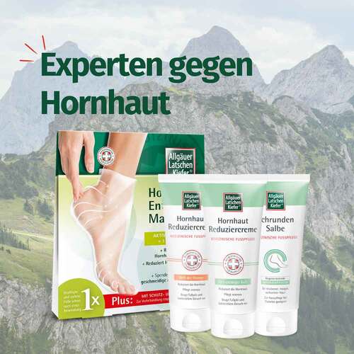Allg&auml;uer Latschenkiefer Hornhaut Reduziercreme Orange - 5