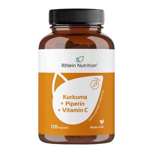 Kurkuma 95% Curcumin + Piperin+Vitamin C vegan Kapseln  - 1