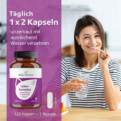 Leber-Komplex Mariendistel + Artischocke+Cholin Kapseln  - 5