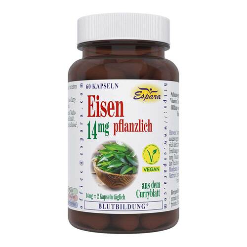 Eisen 14 mg pflanzlich Kapseln - 1