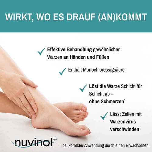 Nuvinol Warzenentferner Tinktur schmerzfrei - 4