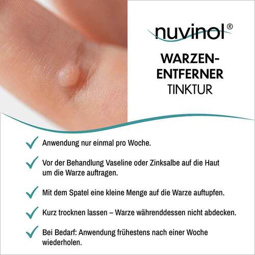 Nuvinol Warzenentferner Tinktur schmerzfrei - 5