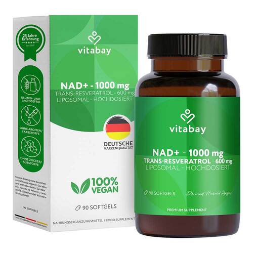 Liposomales Nad + 1000mg+trans-Reveratrol 600mg Wka - 1