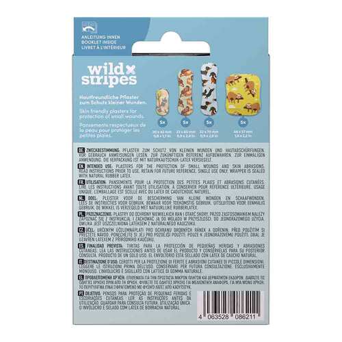 Wild Stripes Pflaster Kids sensitiv Animal Fun - 2