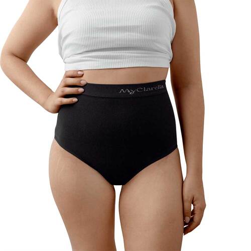 The Support Panty Wochenbett Unterhose M schwarz - 2