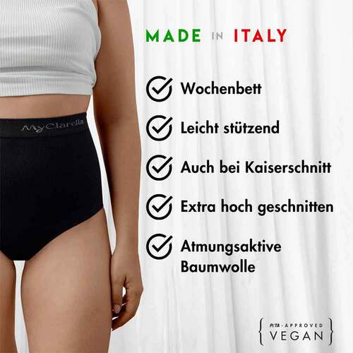 The Support Panty Wochenbett Unterhose M schwarz - 4