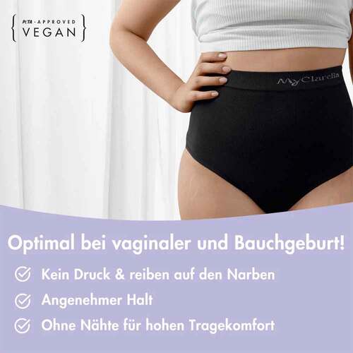 The Support Panty Wochenbett Unterhose L schwarz - 5