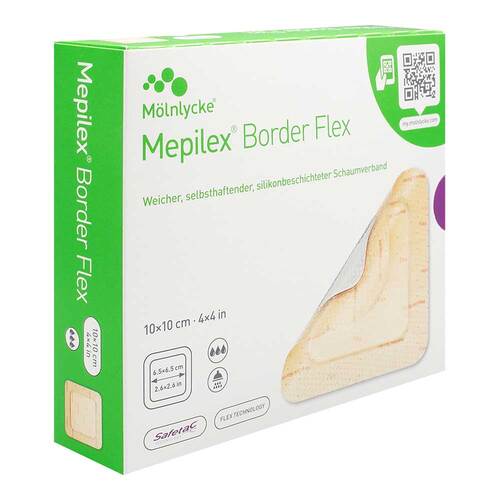 MEPILEX Border Flex Schaumverb.haft.10x10 cm - 1