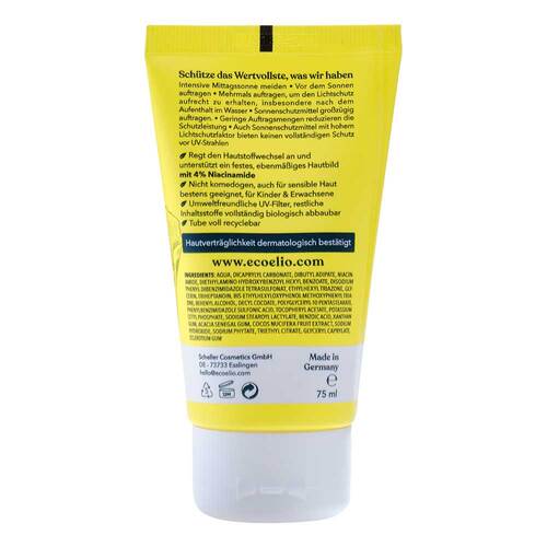 Eco Elio Mehr Care Sonnencreme Lsf 50 Tube - 2
