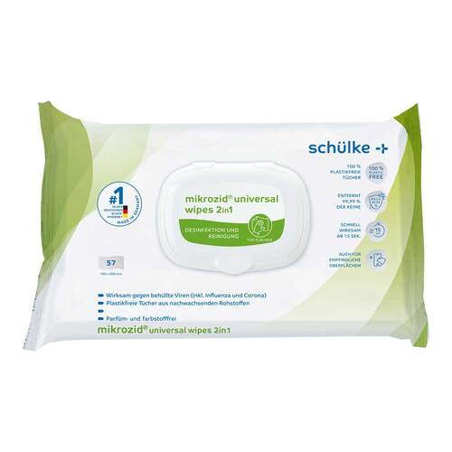 MIKROZID universal wipes 2in1 Fl&auml;chendes. - 1