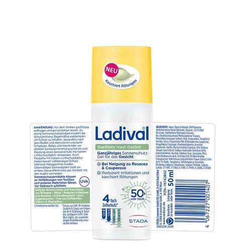 Ladival Ger&ouml;tete Haut Sonnensch.Gel get&ouml;nt Lsf 50 +  - 2