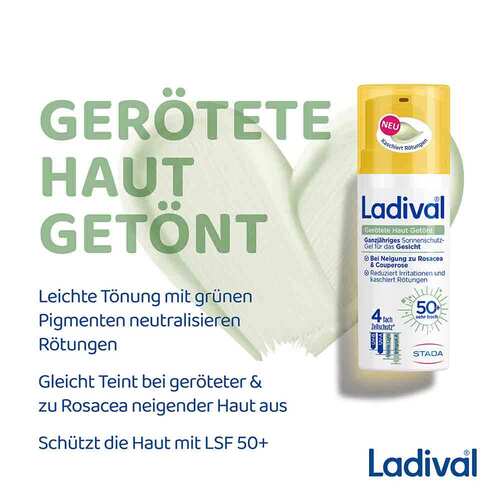 Ladival Ger&ouml;tete Haut Sonnensch.Gel get&ouml;nt Lsf 50 +  - 4