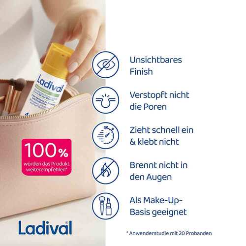 Ladival Ger&ouml;tete Haut Sonnensch.Gel get&ouml;nt Lsf 50 +  - 7