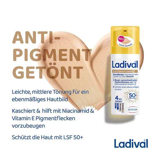 Ladival Anti-Pigment Sonnensch.-Cre.get&ouml;nt Lsf 50 +  - 5