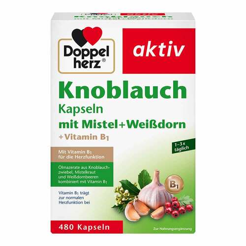 Doppelherz Knobl.Kap.mit Mistel + Wei&szlig;dorn+Vitamin B1 - 1