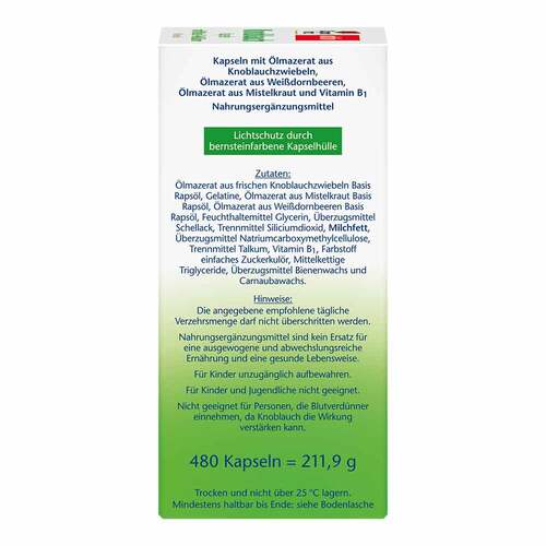 Doppelherz Knobl.Kap.mit Mistel + Wei&szlig;dorn+Vitamin B1 - 4