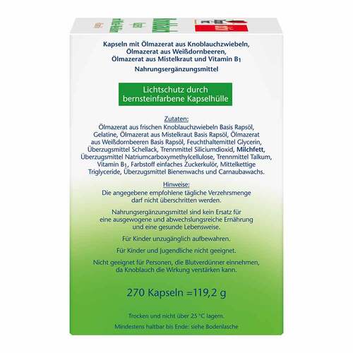 Doppelherz Knobl.Kap.mit Mistel + Wei&szlig;dorn+Vitamin B1 - 4